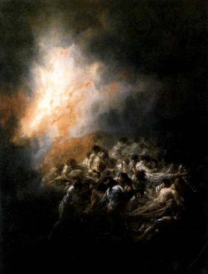 Francisco de goya y Lucientes Fire at Night